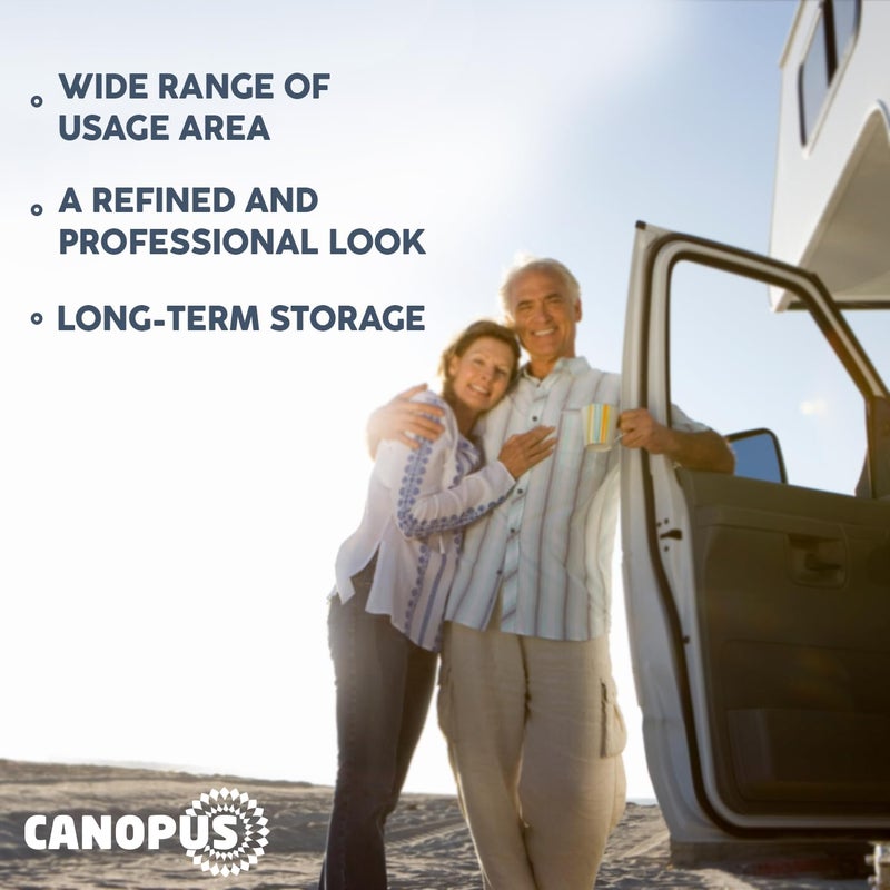 CANOPUS Butyl Seal Tape, Gray, 1/8-in x 3/4-in x 30-ft, Heavy Duty, Waterproof Sealant Putty Tape, Rubber Tape to Seal RV, Boat, Home Pipes and Car Windows Leaks - Image 5